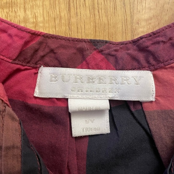 Burberry Plaid Dress 5Y 110cm - Picture 3 of 4